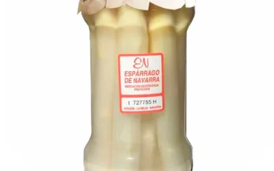 Espárrago 8/12 frutos frasco r-370 denominación de origen de navarra