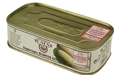 Espárrago 8/12 frutos lata ½ kilo denominación de origen de navarra