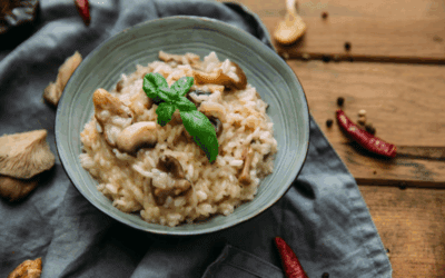 Risotto Cremoso de Alcachofas y Parmesano
