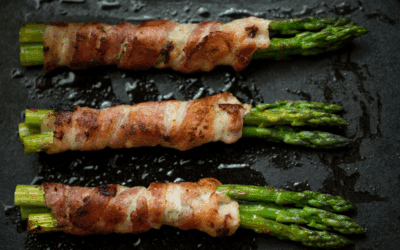 Quiché de espárragos y bacon
